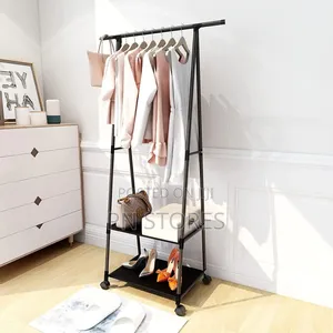 Durable Cloth Rack With Wheels