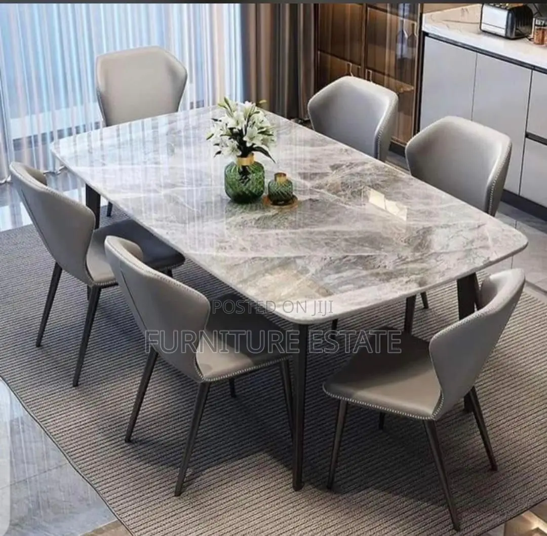 6seaters Contemporary Dining Set/Superior