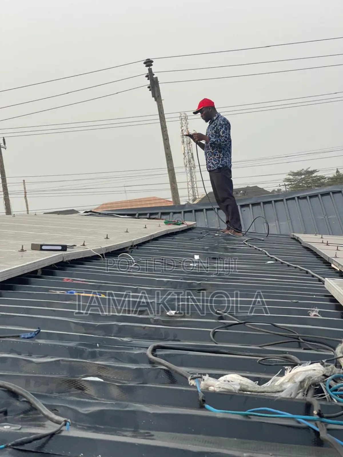 Professional Technician for Solar System Installation