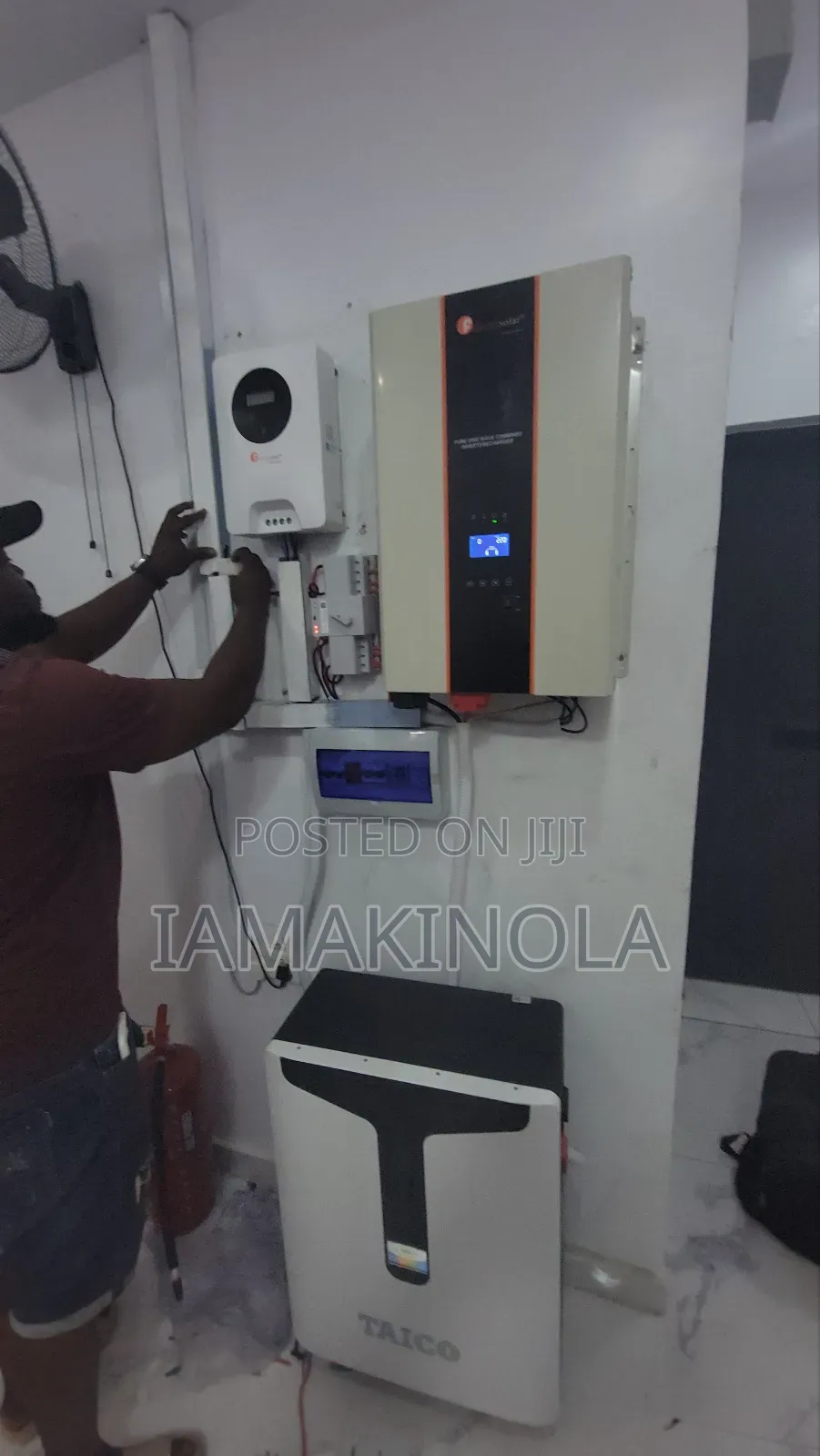 Professional Technician for Solar System Installation