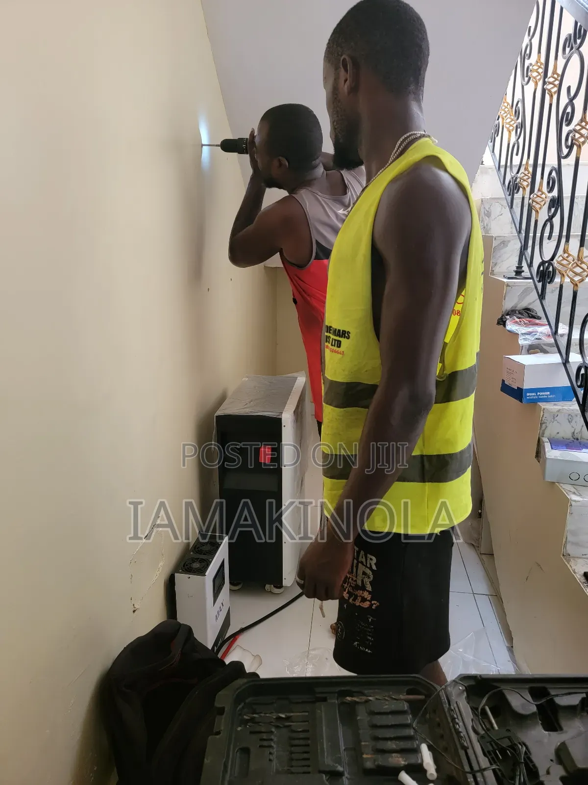 Professional Technician for Solar System Installation