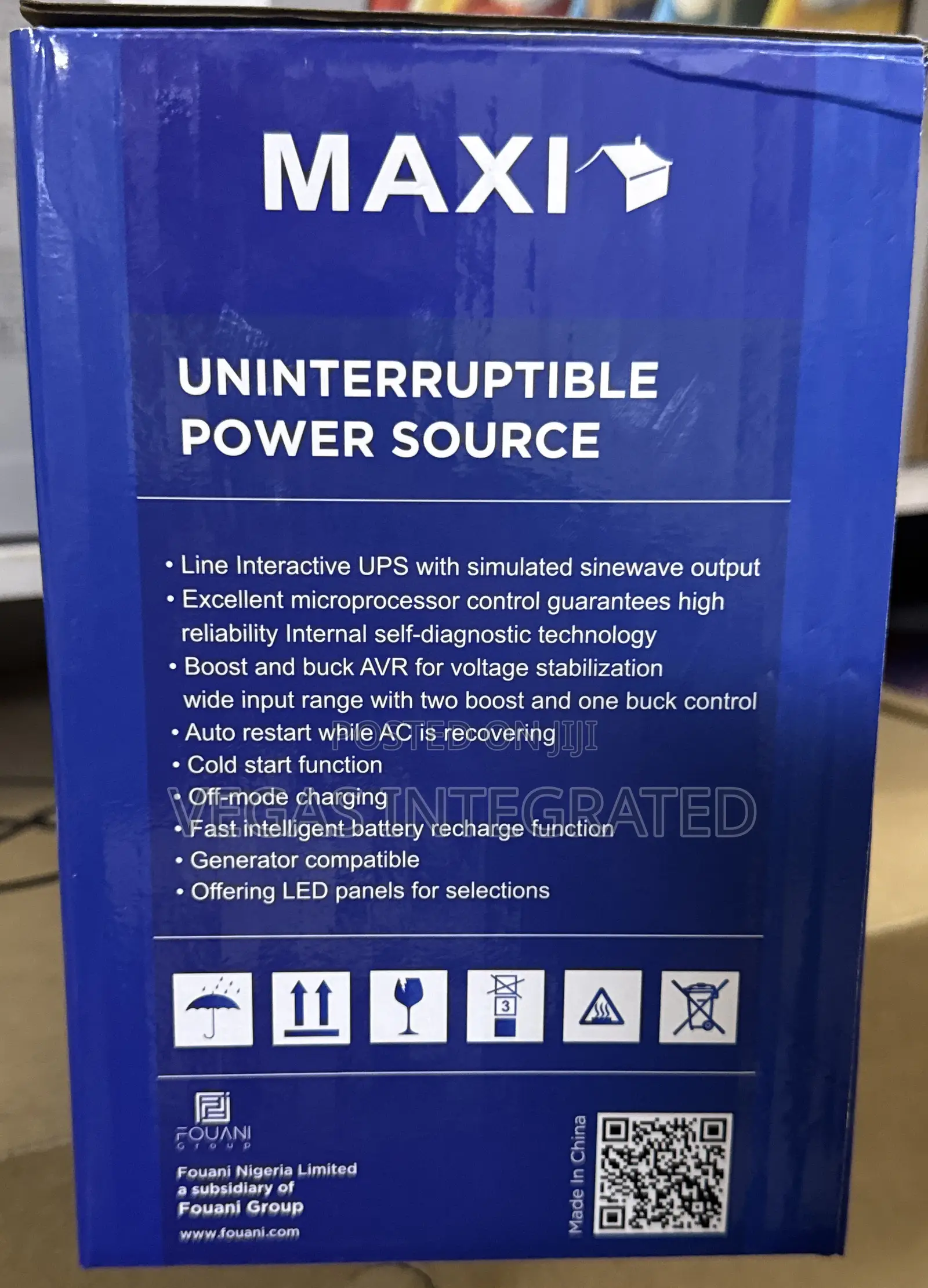 Maxi Ups 800va Led For Home And Offices