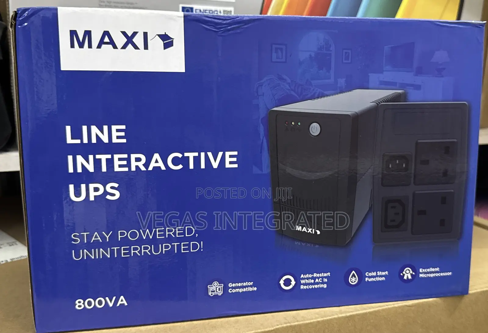 Maxi Ups 800va Led For Home And Offices