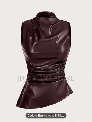 Photo - Women Leather Blouse
