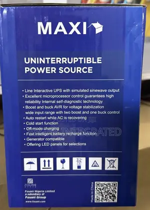 Maxi Ups 600va Led For Home And Offices