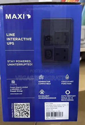 Maxi Ups 600va Led For Home And Offices