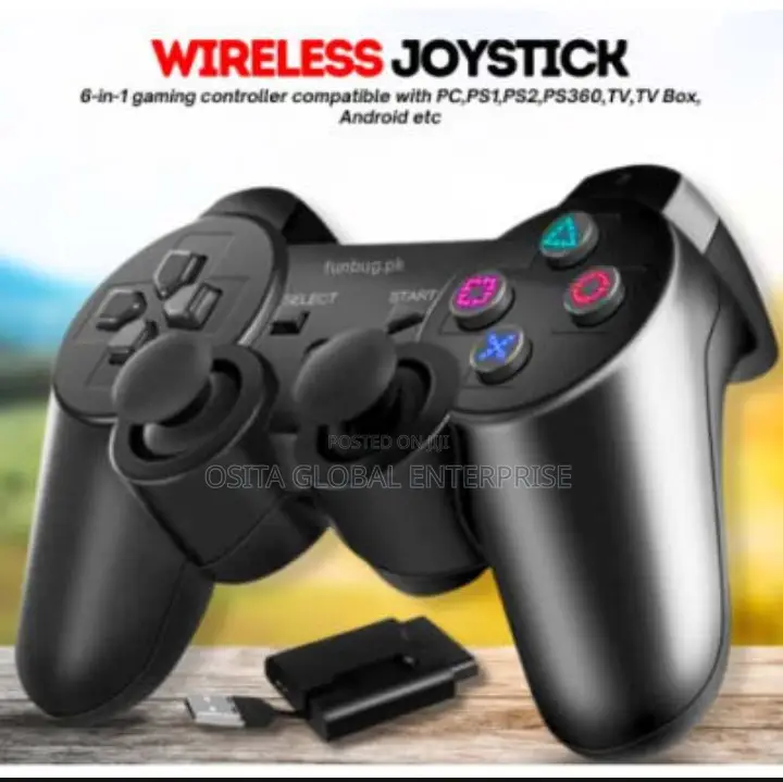 6in1 Wireles Controller Compatible for Laptops, Ps1/2/3/Pc/Tv/Android