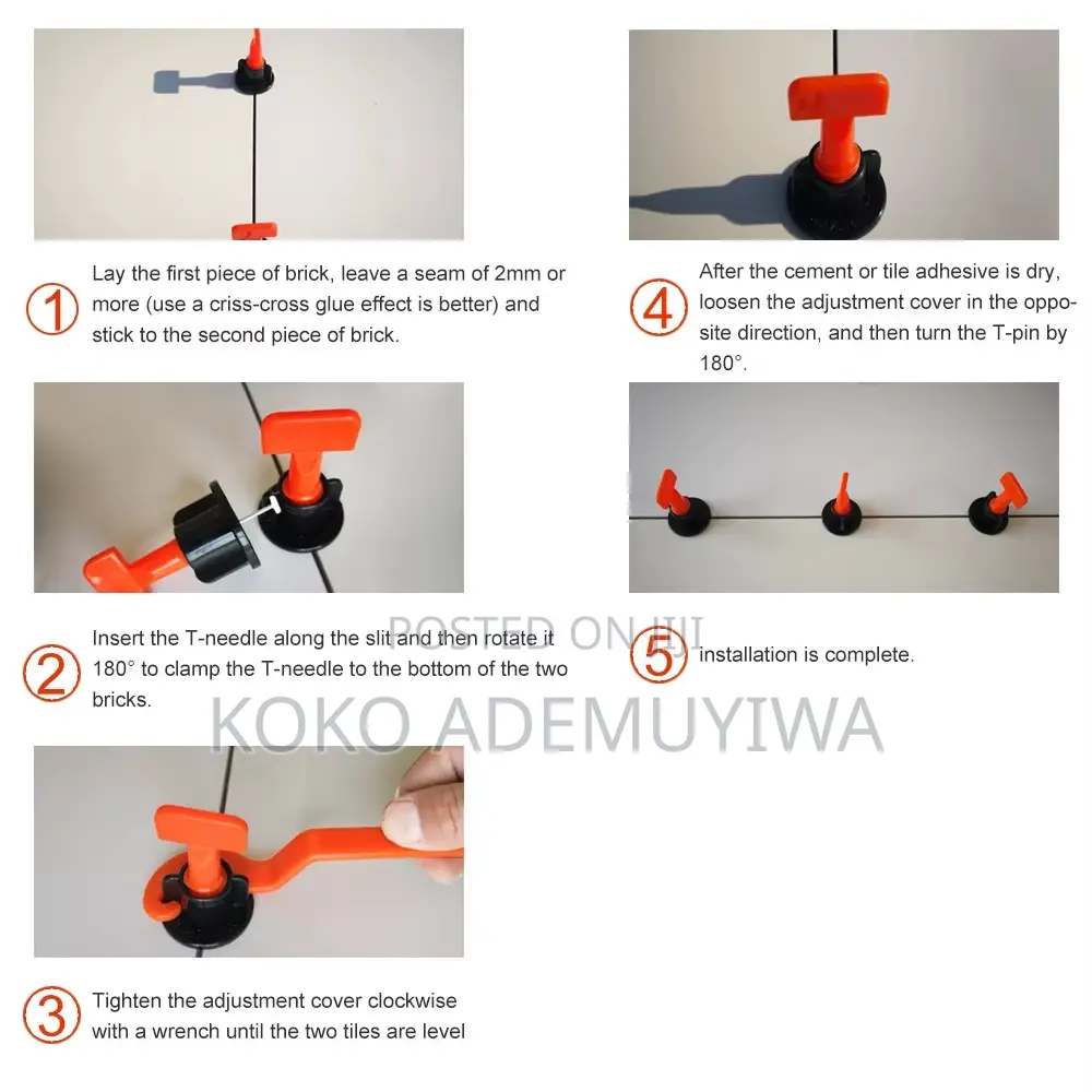 Reusable Tile Leveling Systemdevice
