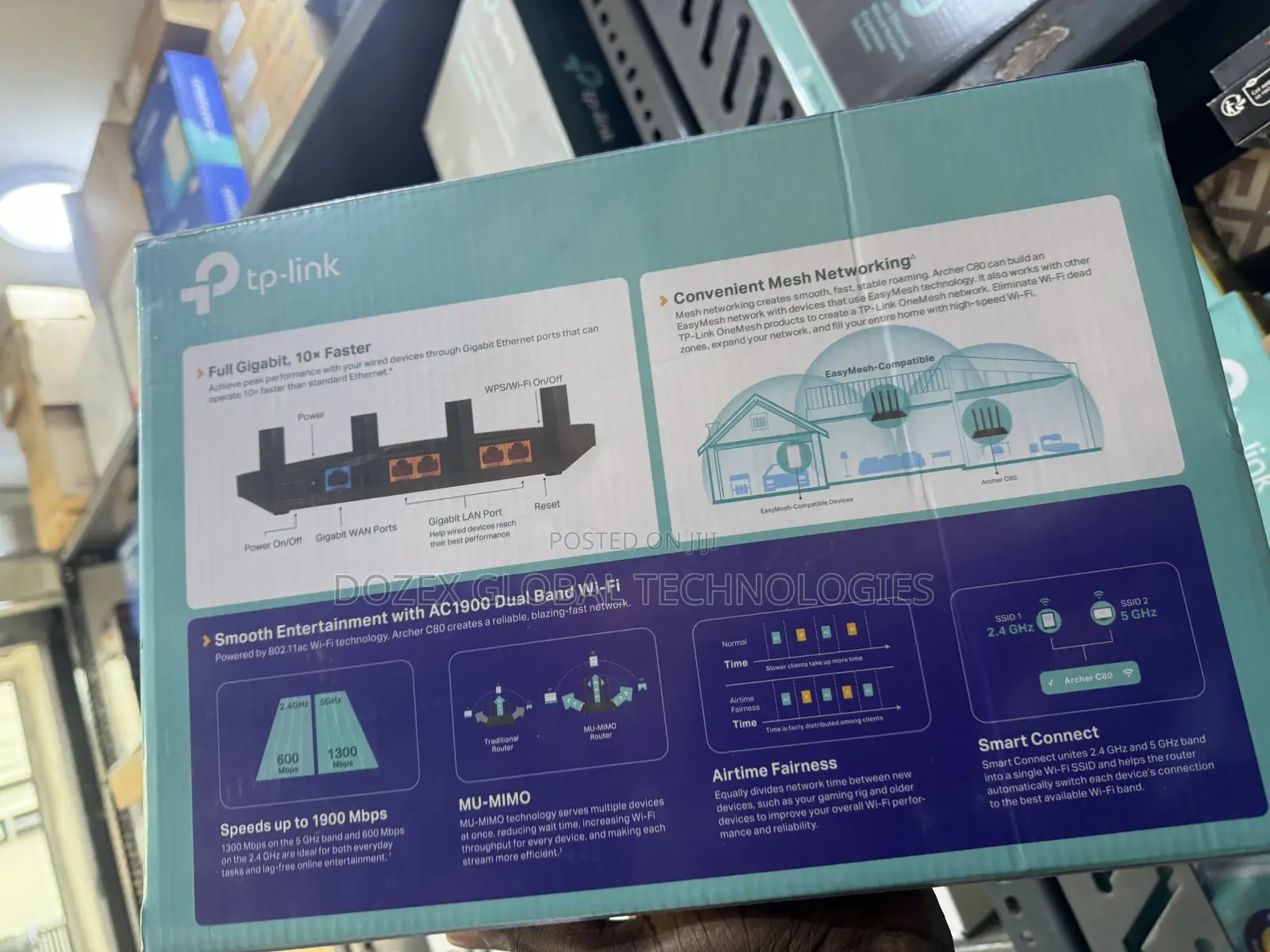 Tp-link Acher C80 Gigabits Ac1900 Router