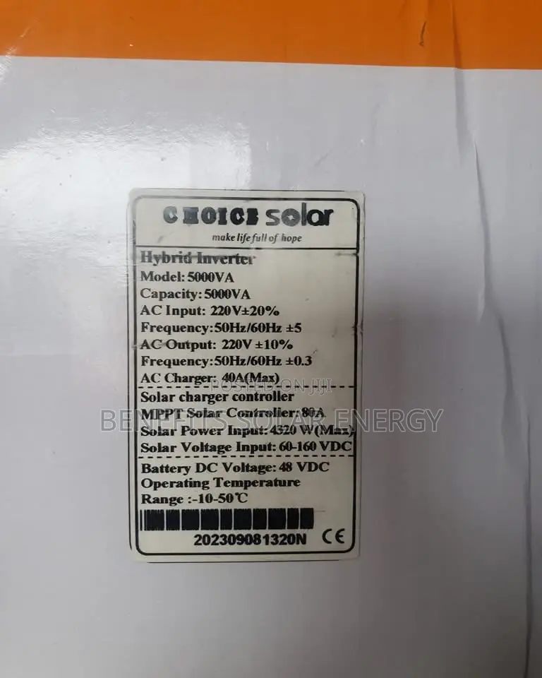 5kva 48v Choice Hybrid Inverter