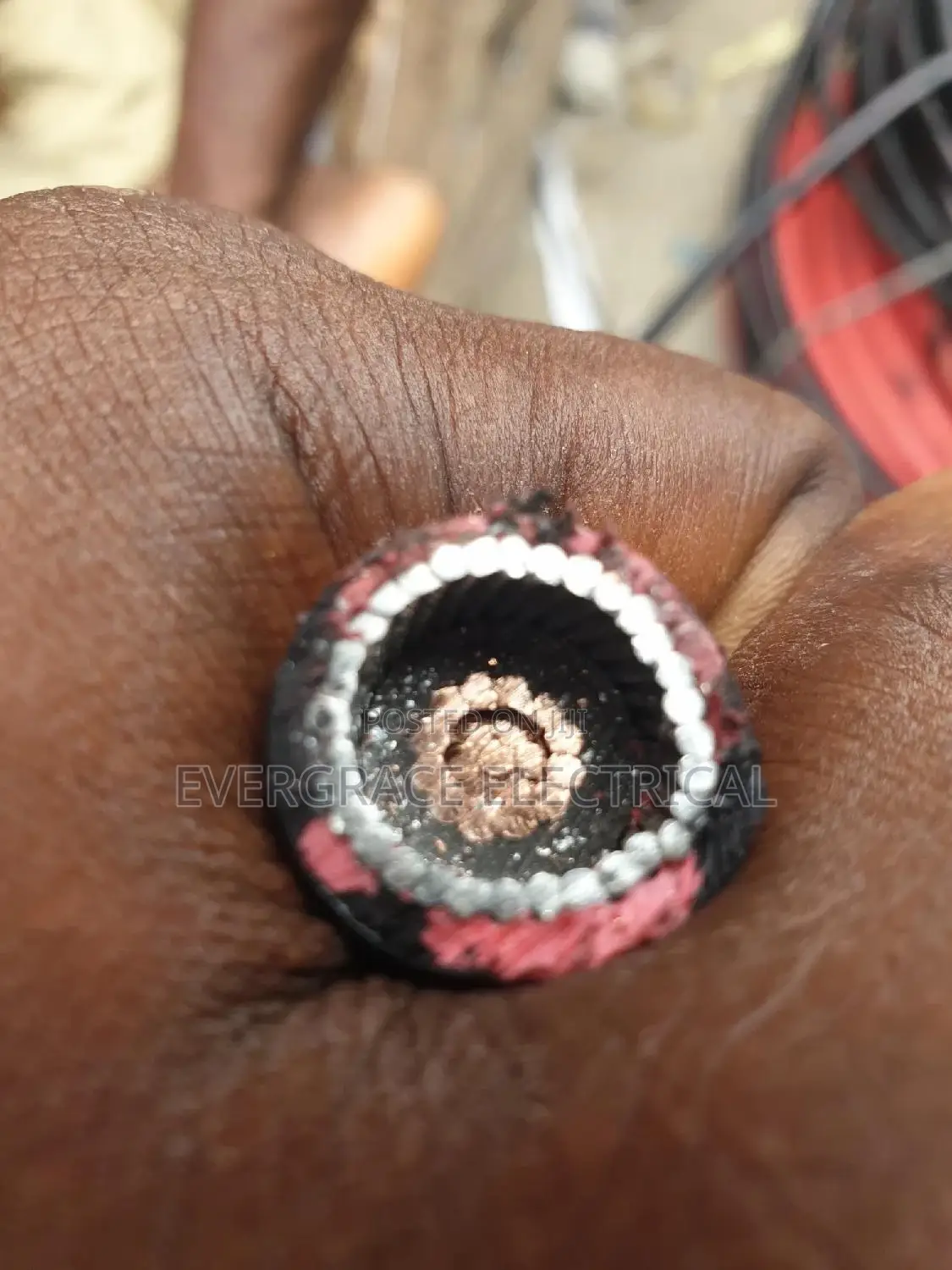 50mm Single Armoured Cable.