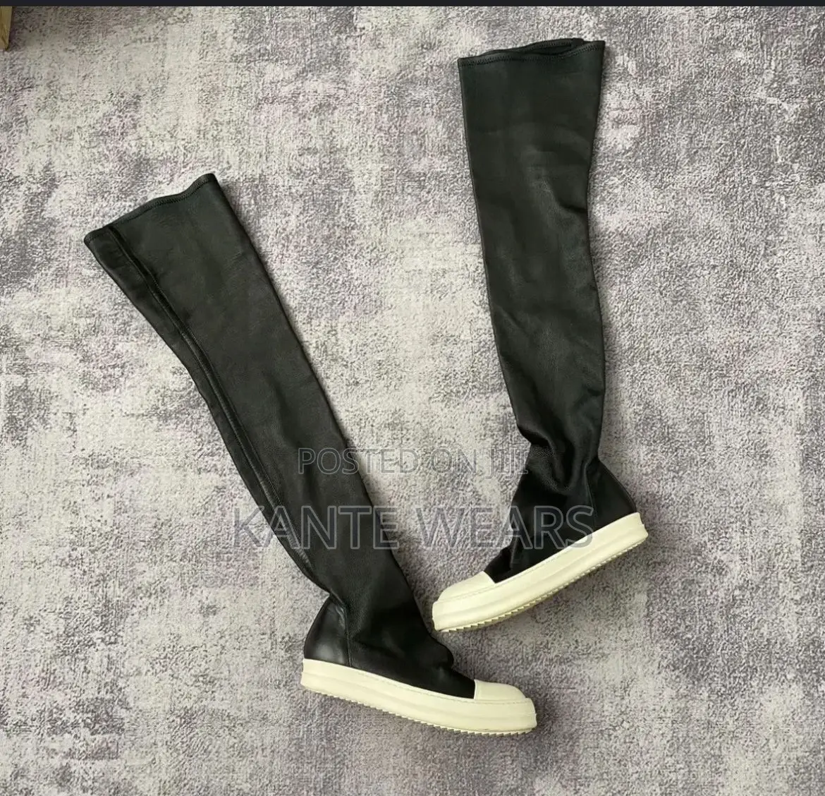Rick Owens Leather Boot