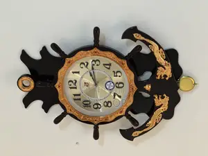Vintage Wall Clock With Pendulum