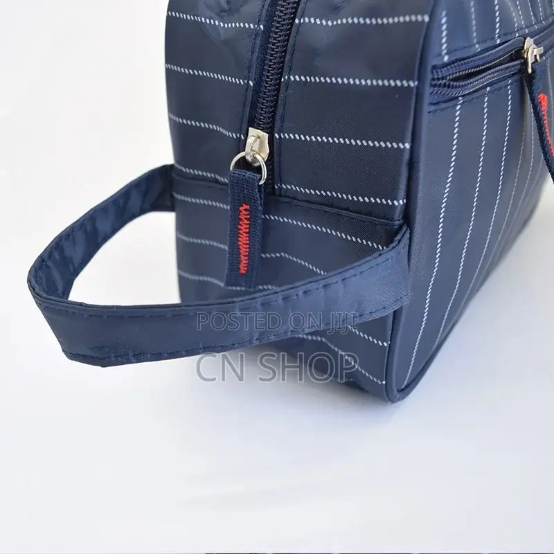 Stripes Clipper Bag