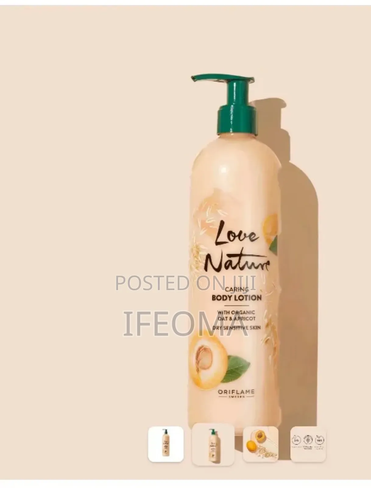 Caring Body Lotion With Organic Oat Apricot