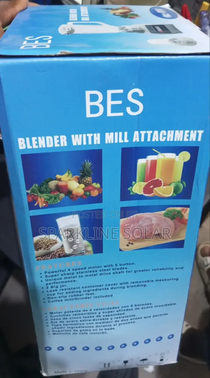 Sparkline Quality and Affordable Bes Solar Blender + Mill