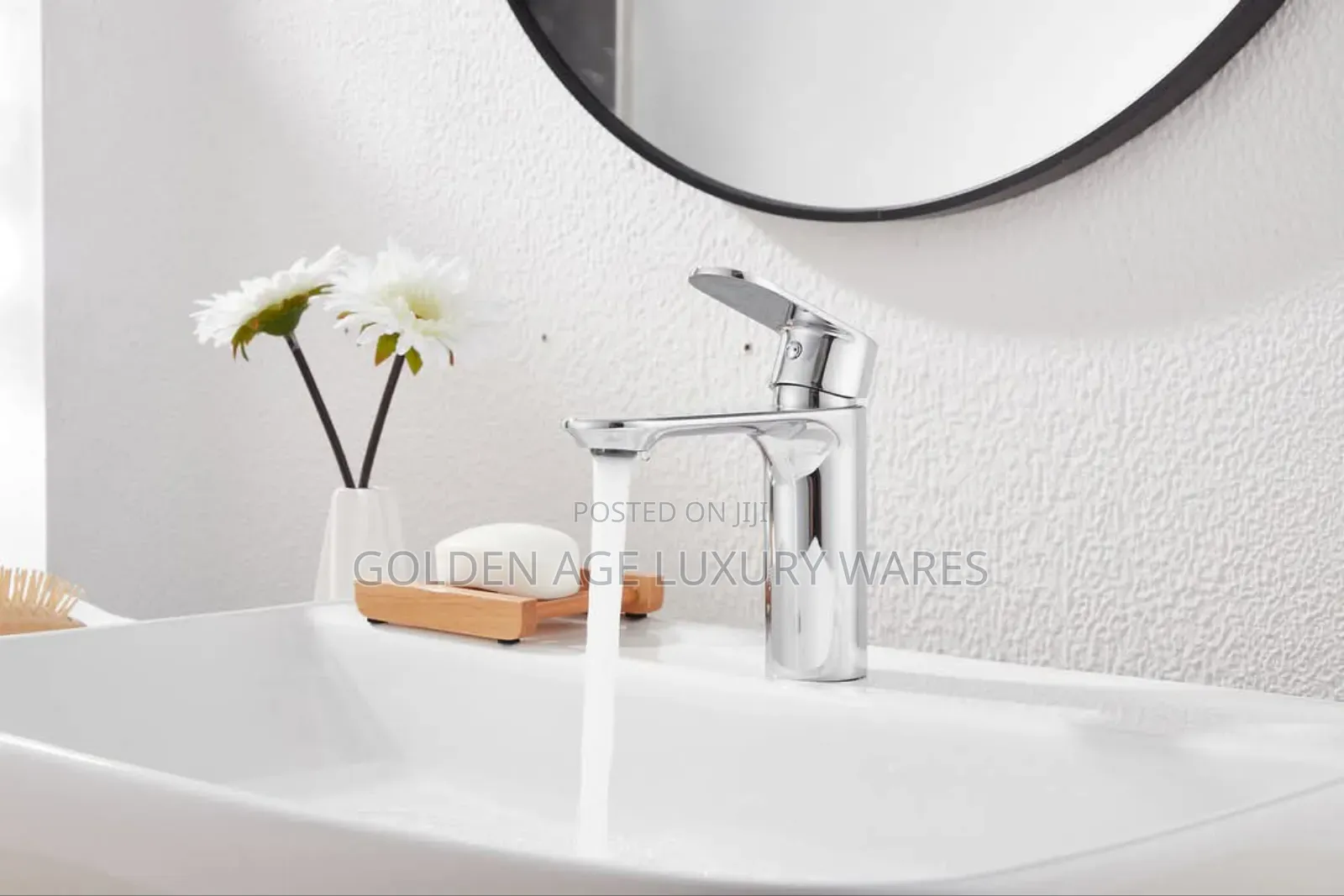 Chrome Basin Mixer D12