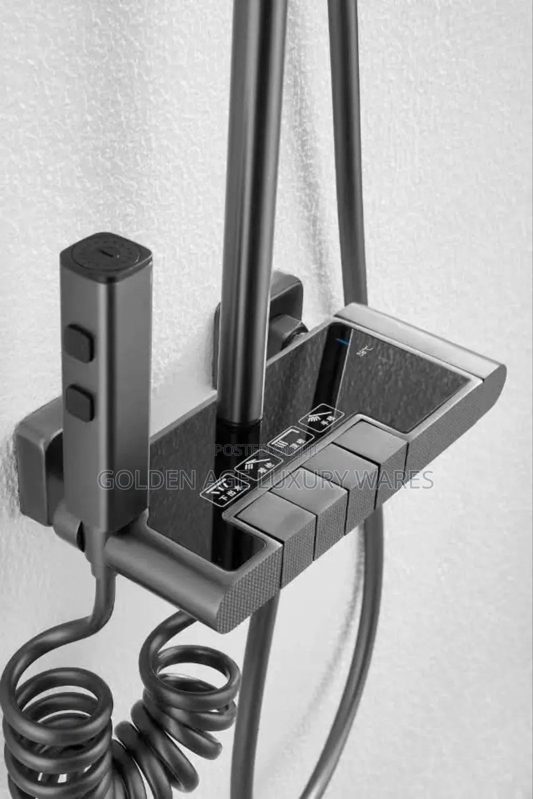 Hd-960 Grey Piano Shower