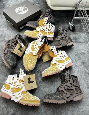 Custom Timberland Pearl Boots