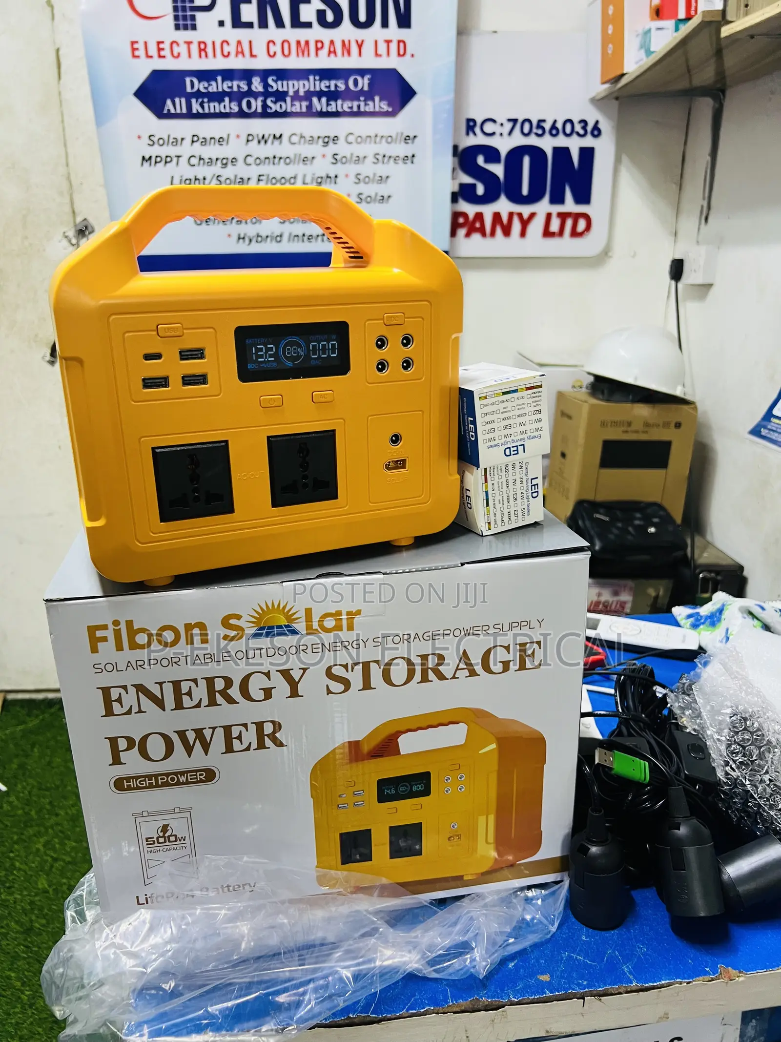 500w Lithium Battery Solar Generator With 100w Panel