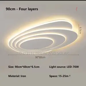 Luxury Ceiling Fitting Light 3colors Dubai Light Size 900mm