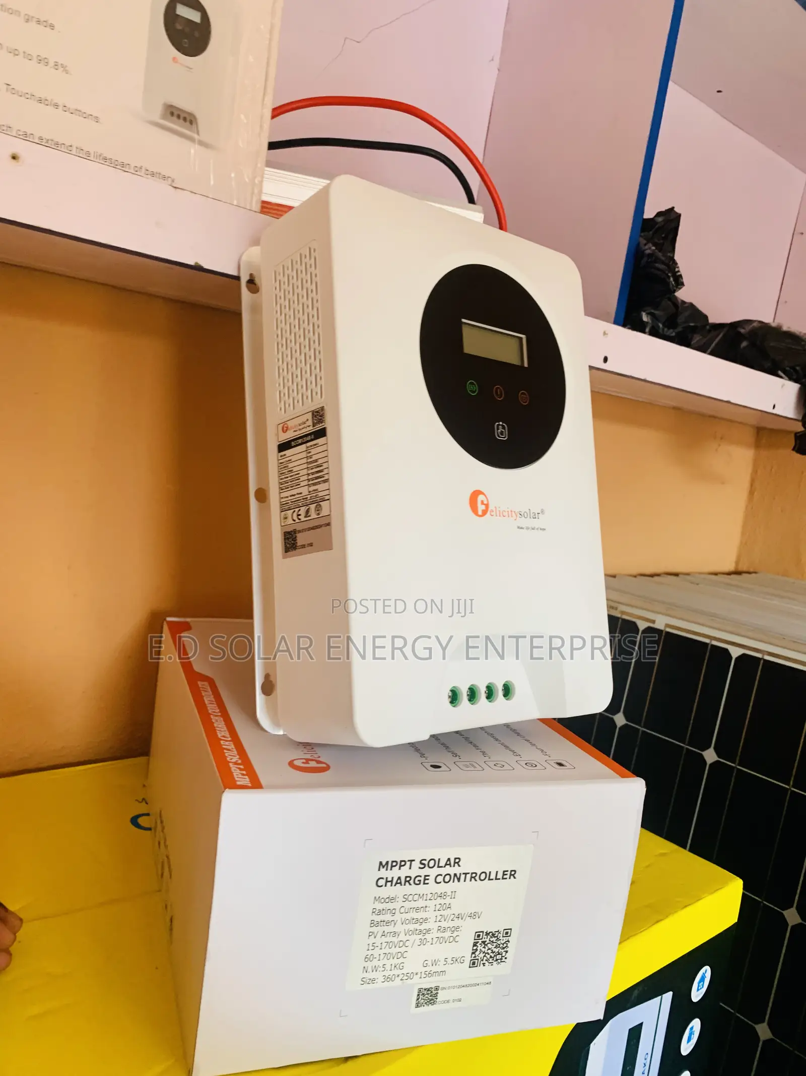 120ah MPPT Felicity Solar Charger Controller Is