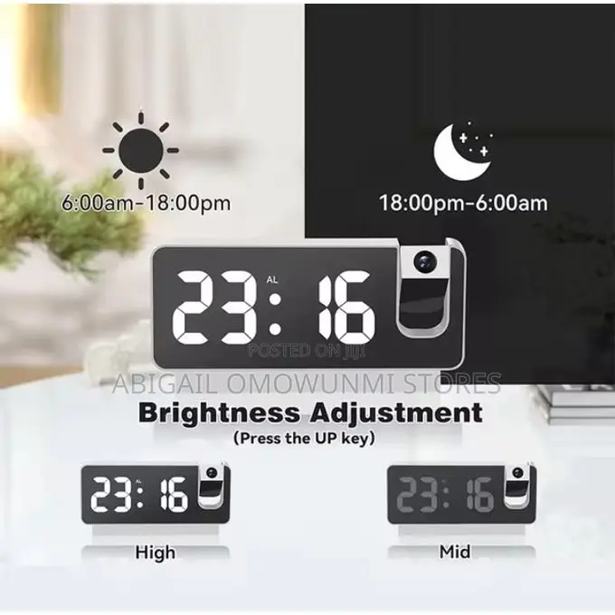 Led Smart Digital Projection Electronic Alarm Clock