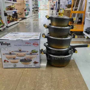 Vinigo10 Pc's Granite Cookware Set