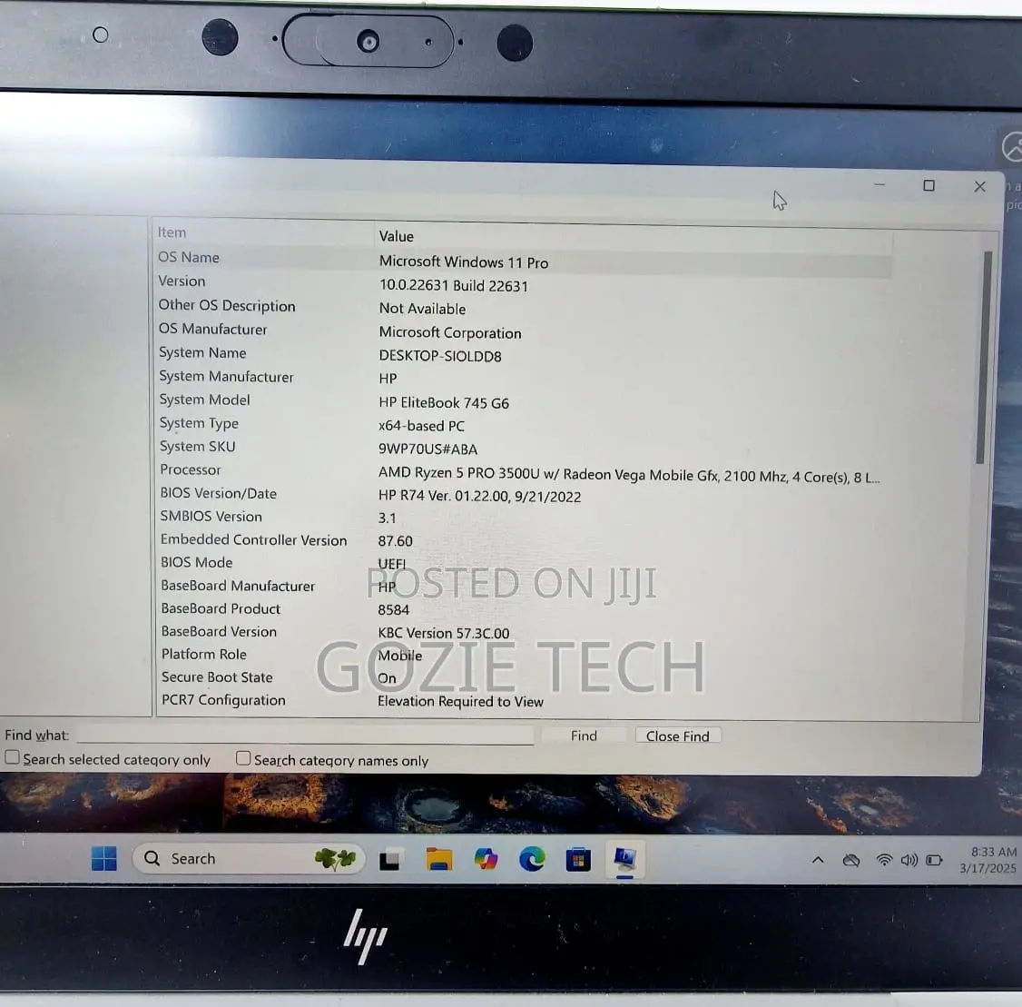 Laptop HP EliteBook 745 G6 16GB AMD Ryzen 5 SSD 256GB