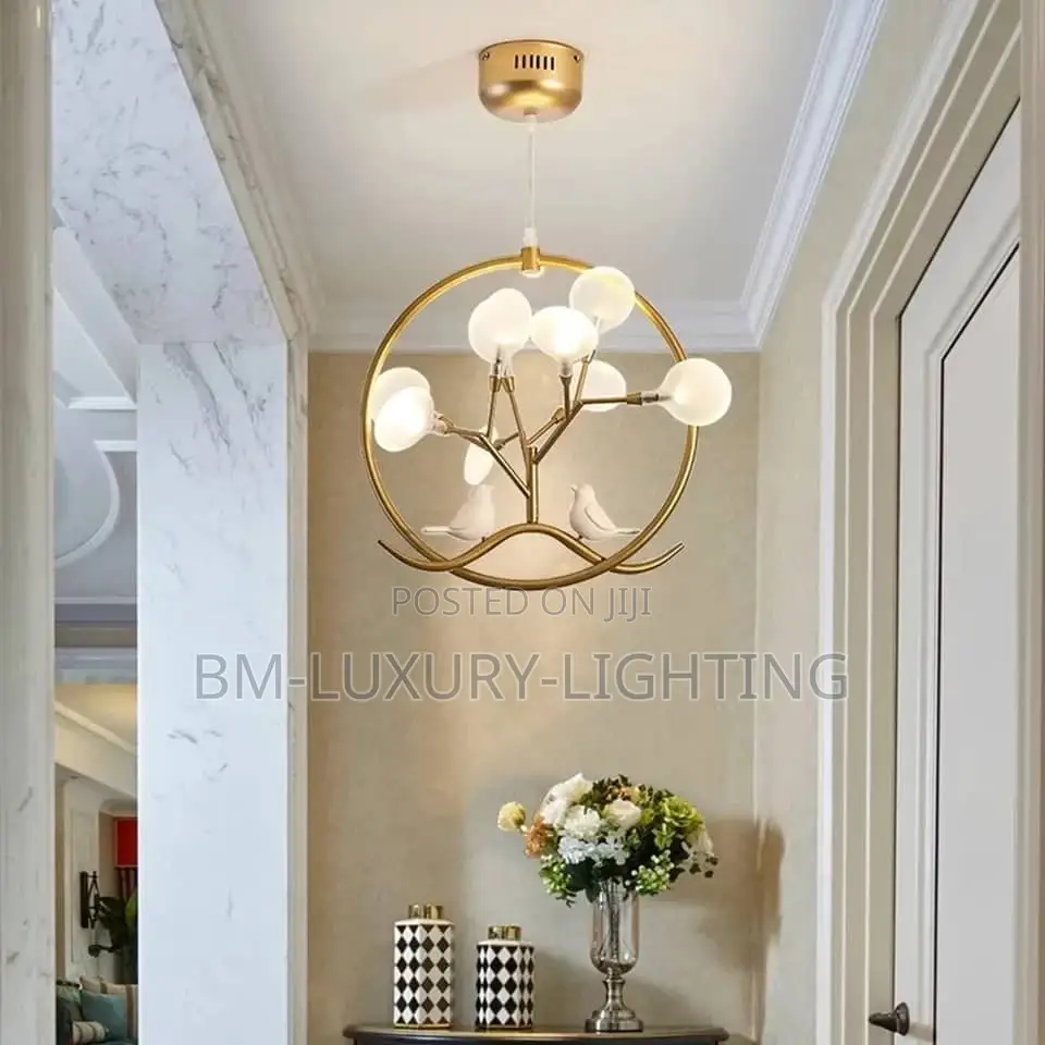 Modern Tree Branch Led Round Chandelier