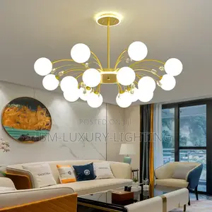 Gold/Black Romantic Starry Chandelier