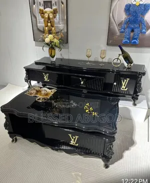 Complete Set of Royal Tv Stand With Center Table