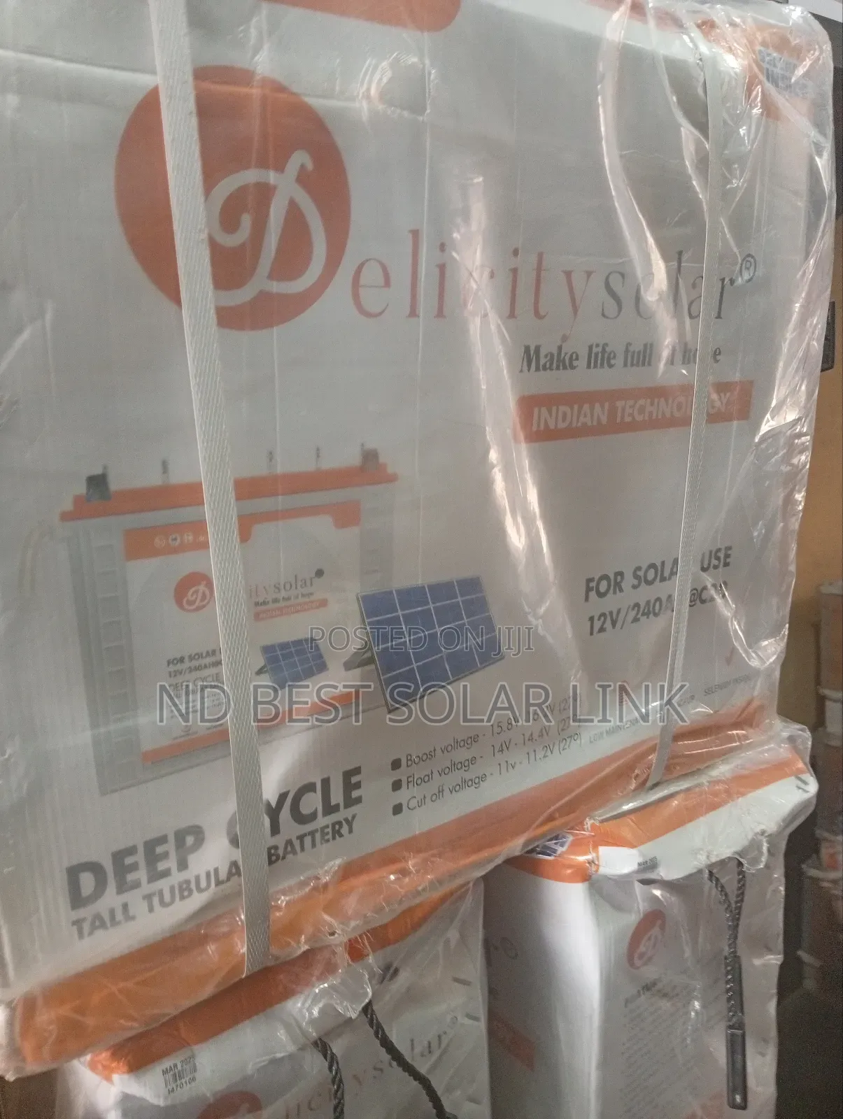 240ah Delicity Tubular Battery