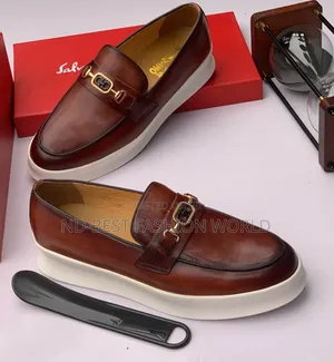 Ferragamo Leather Sneakers