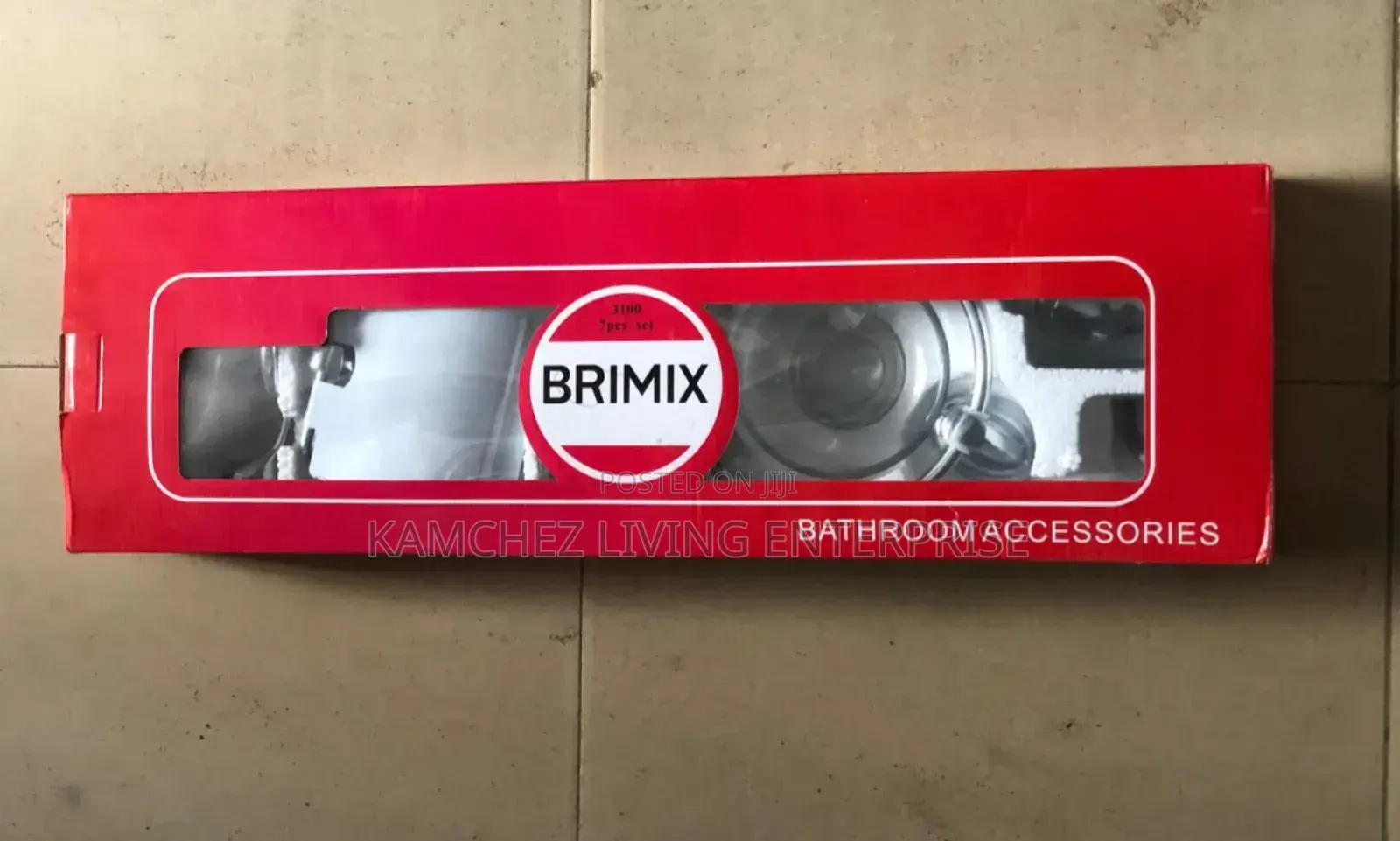 Brimix 7-Piece Bathroom Accessory Set – Durable Stylish