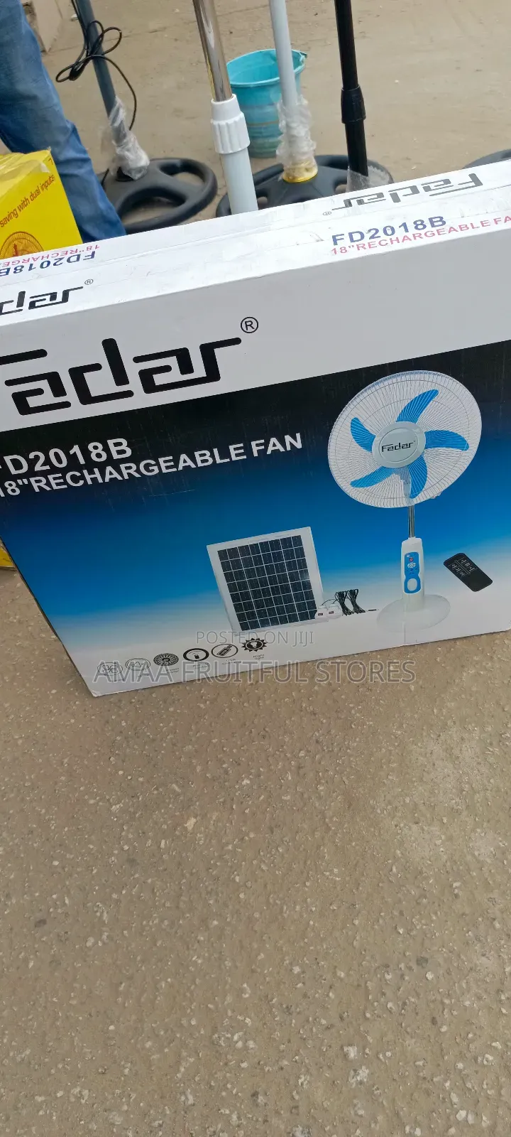 Fadar Rechargeable Fan 18"