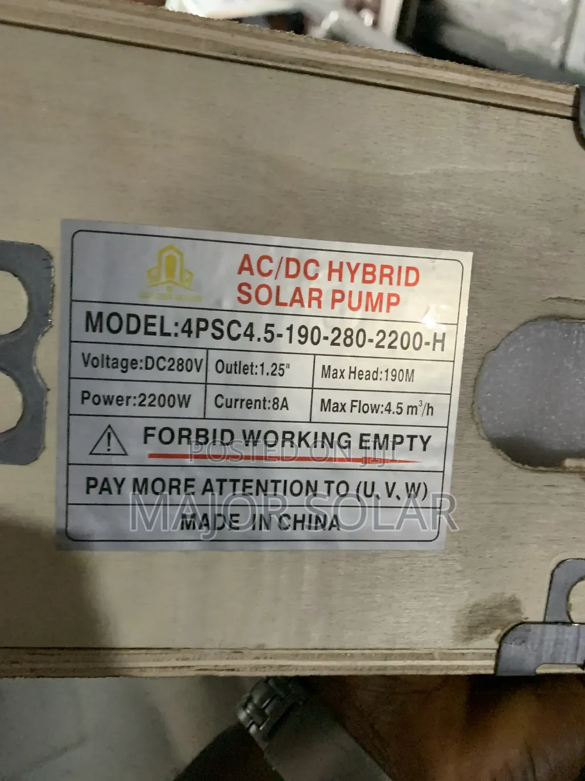 Ac/Dc Pump