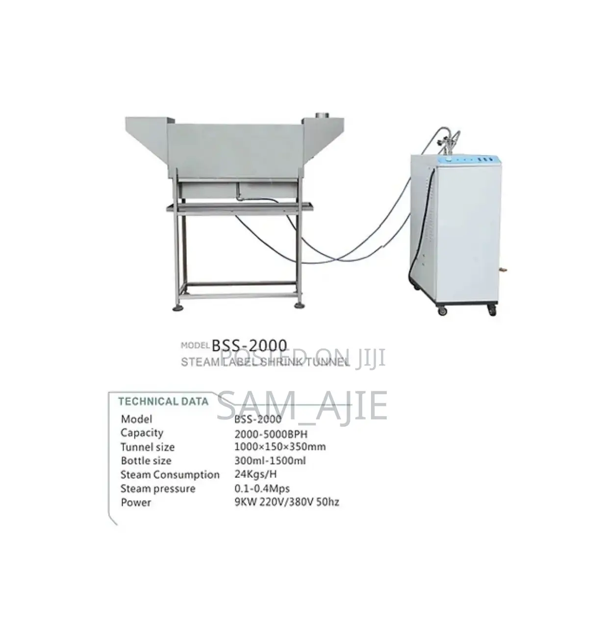 Steam Labelling Machine