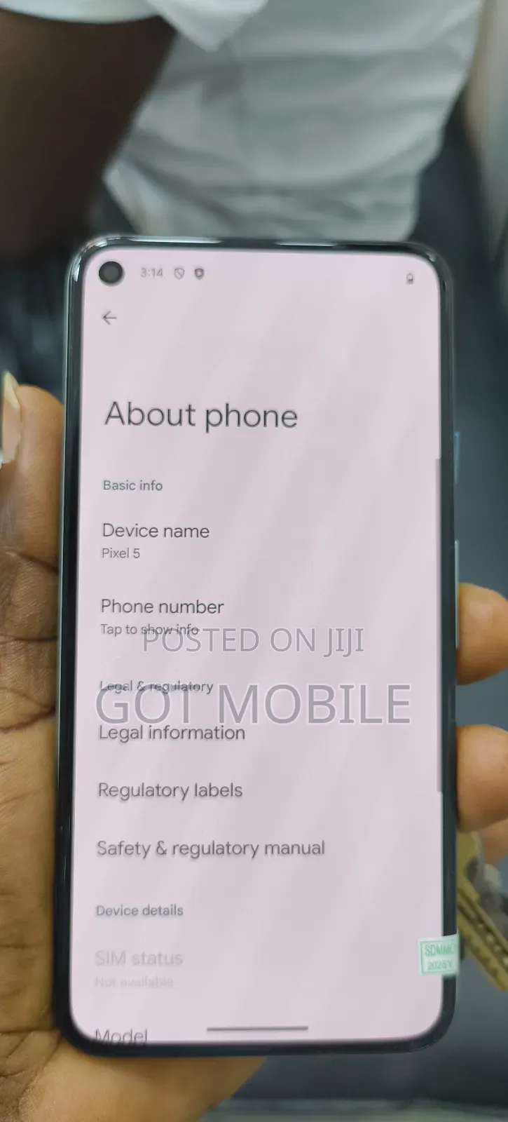 Google Pixel 5 128 GB Purple