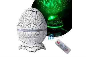 Egg Shaped Starry Projector Light With Bluetooth Speaker
