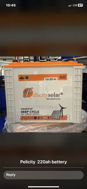 220ah Tall Tubular Battery