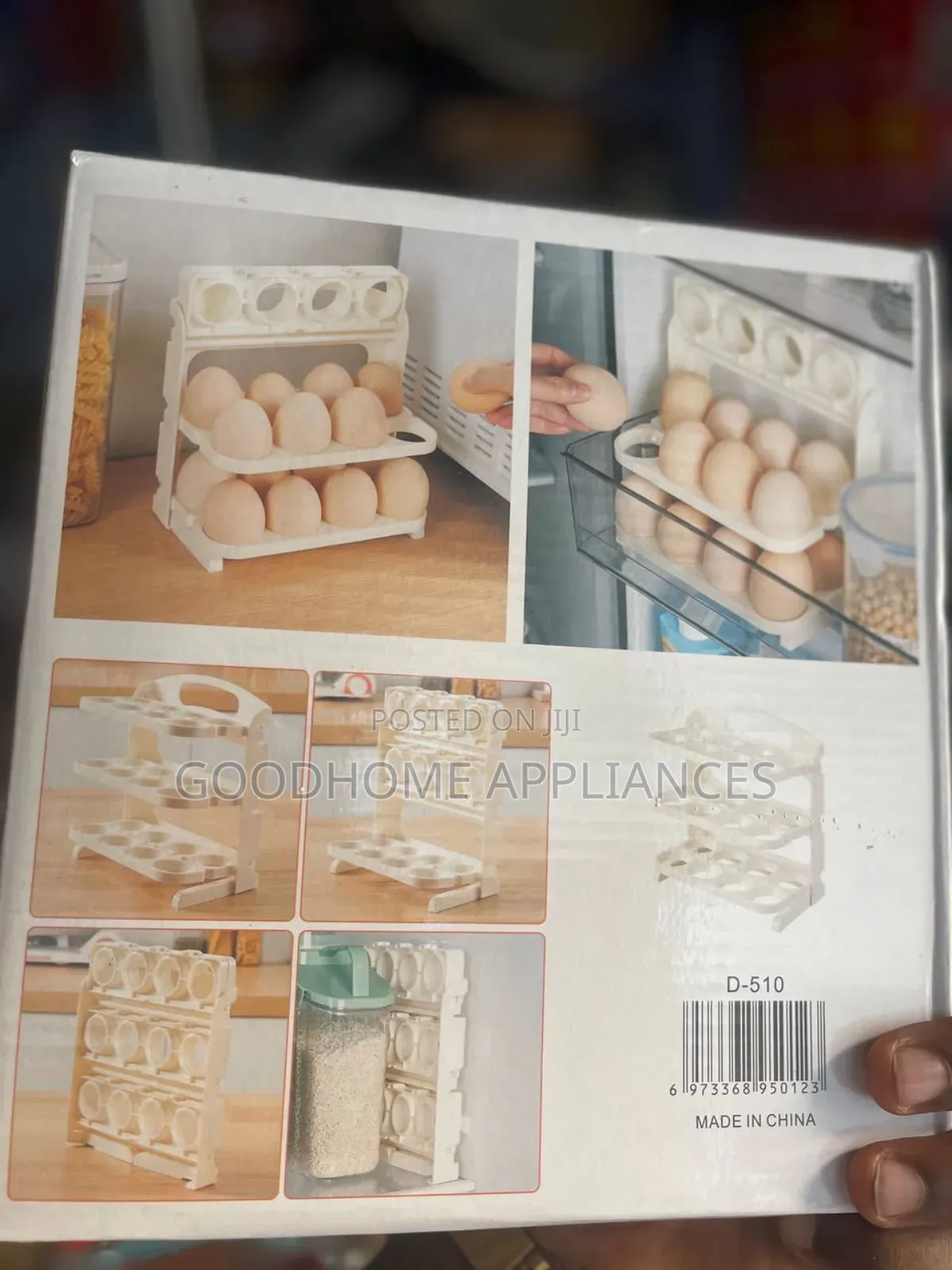 Foldable Egg Rack Box