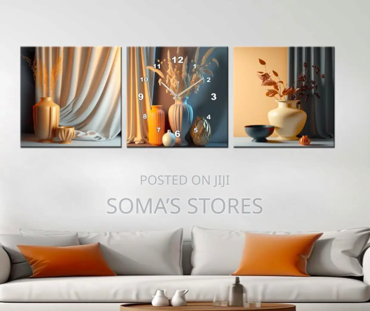 3 in 1 Wall Clock Decor Frame