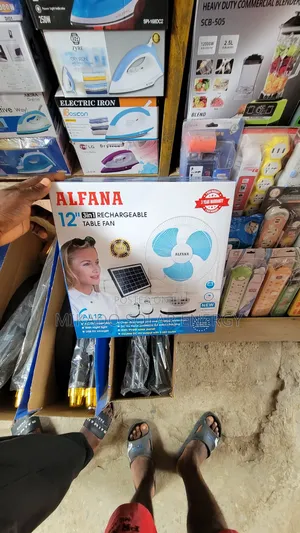 12" 3in1 Alfana Rechargeable Fan