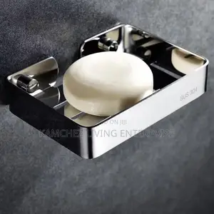 Gold 304 Stainless Steel Soap Dish Holder – Wall Mounted