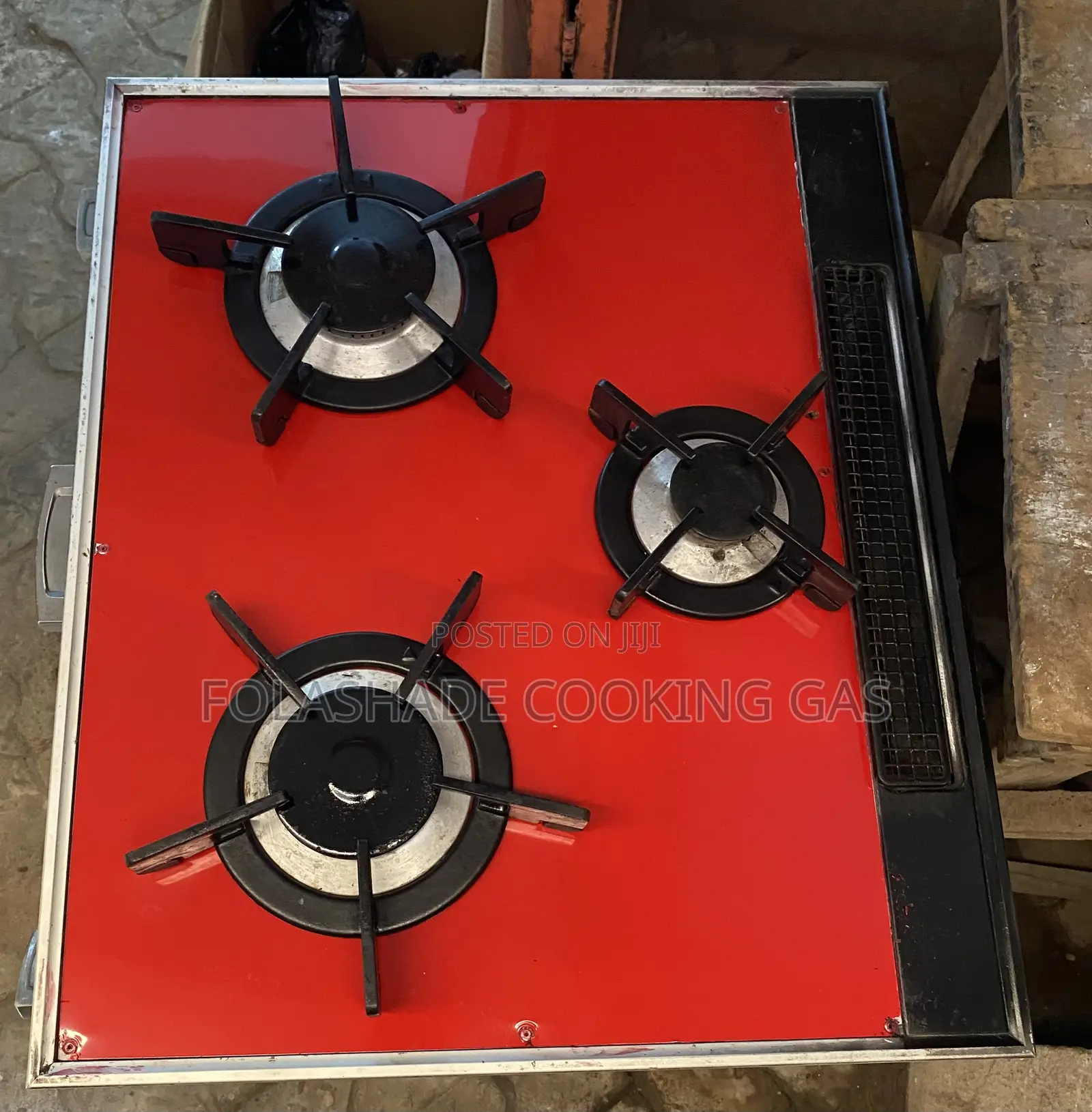 Perfectly Working 3 Burner Table Top Gas Cooker With Oven