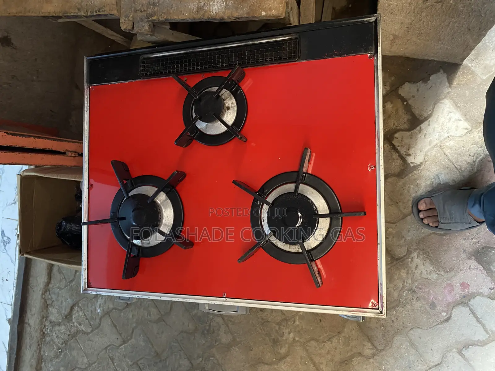 Perfectly Working 3 Burner Table Top Gas Cooker With Oven