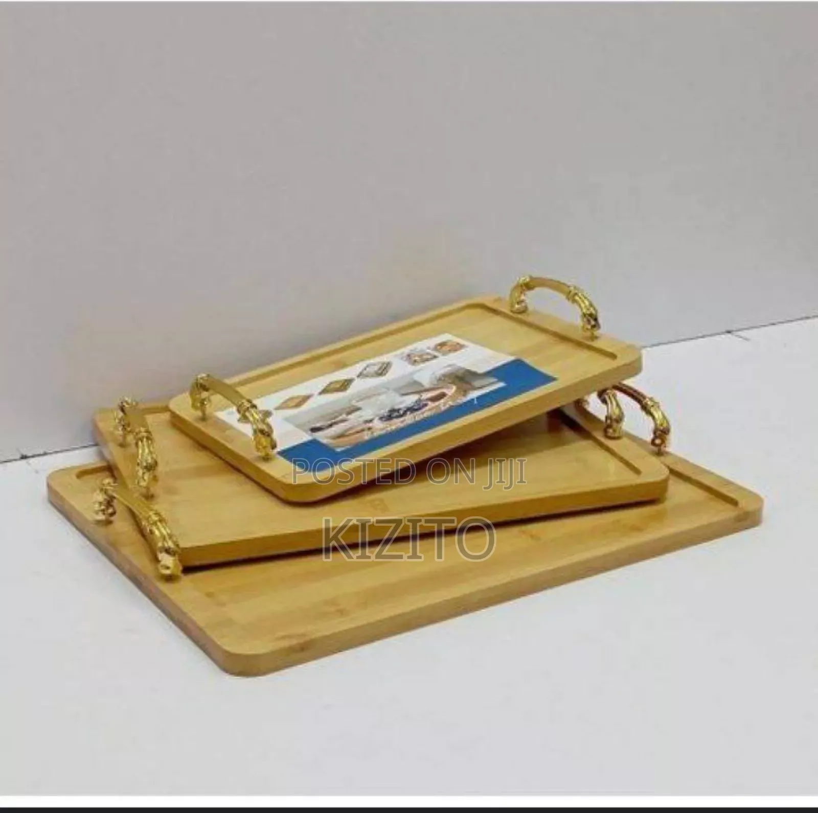 Generic 3-1 Bamboo Serving Tray