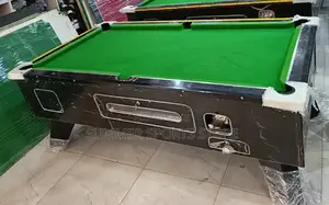 Black Glossy Body Marble and Coin Snooker Board