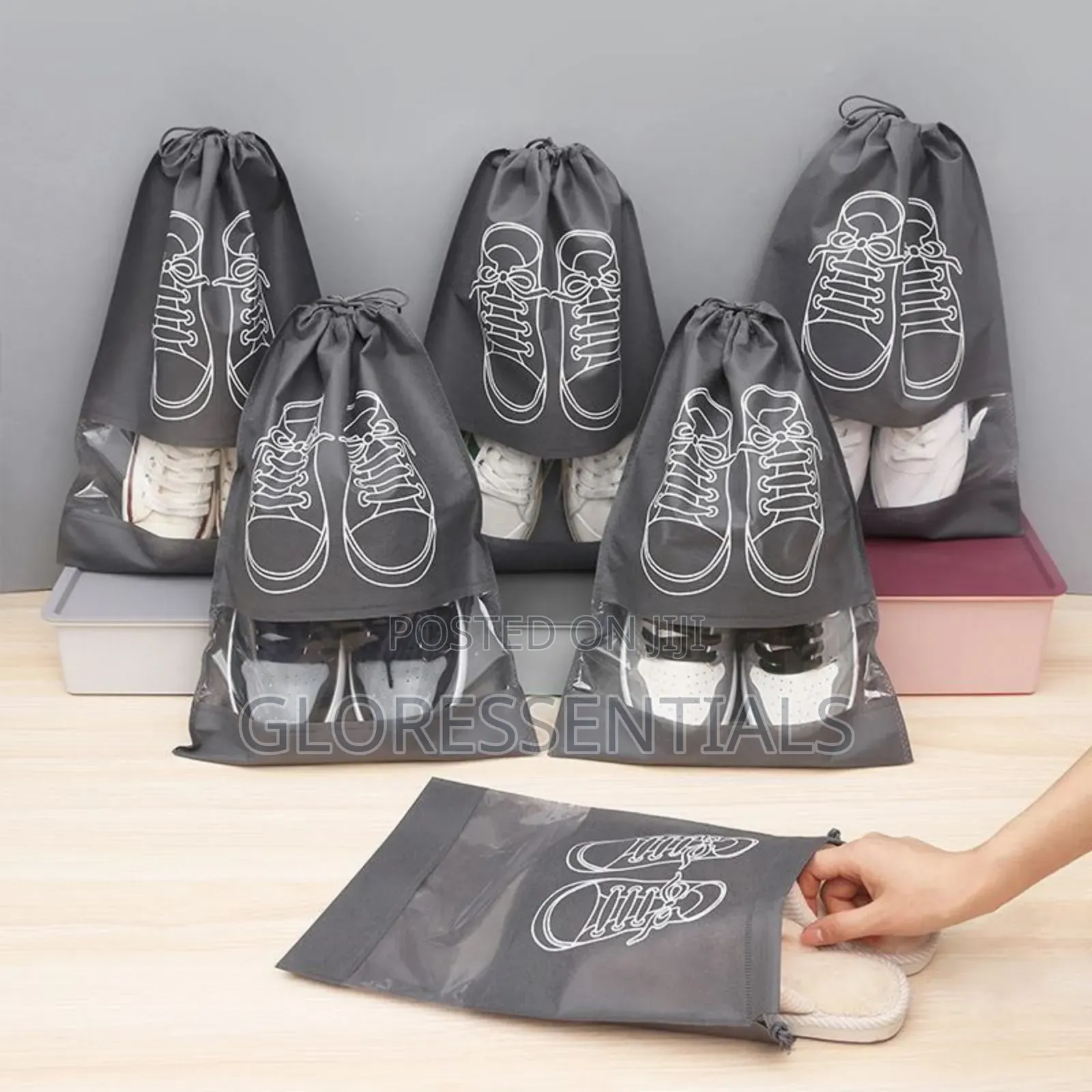 Shoe Dust Cover Protector Shoe Bag 5pcs